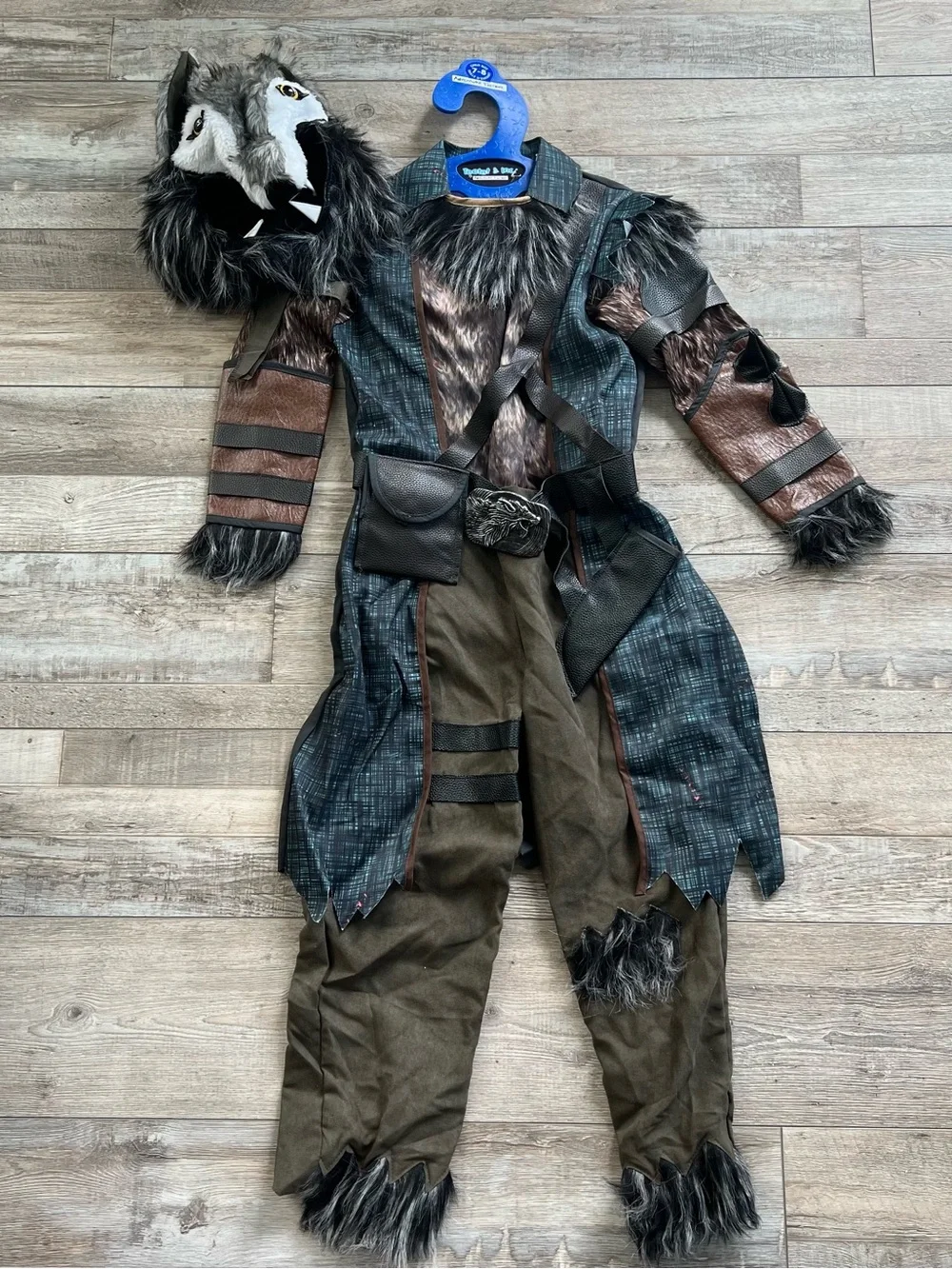 NWT Teetot Dark Forest Werewolf Childs Costume Size 7/8